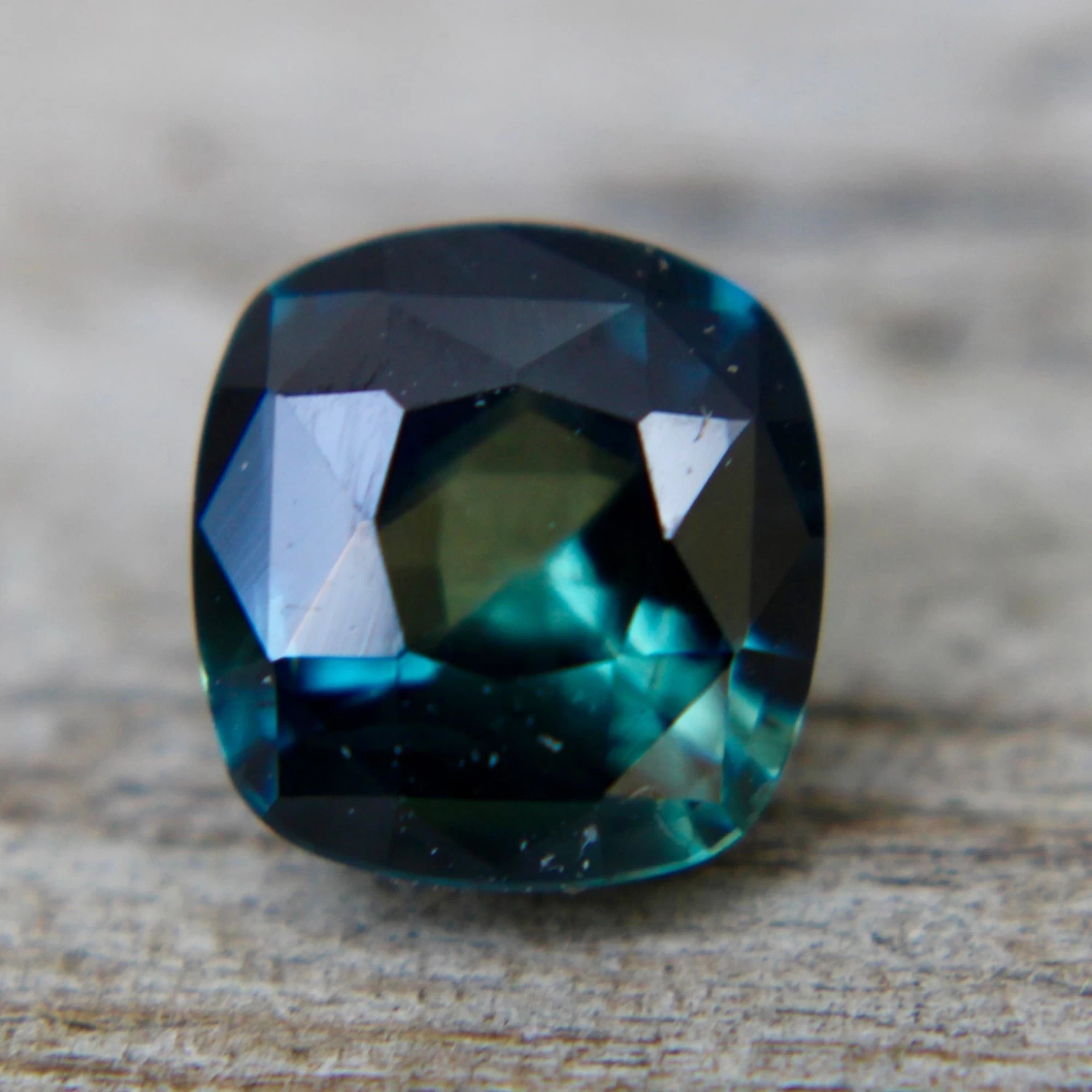 Natural Green Blue Sapphire – 1.60 Carat Cushion Cut 7 Natural Green Blue Sapphire – 1.60 Carat Cushion Cut - Image 7