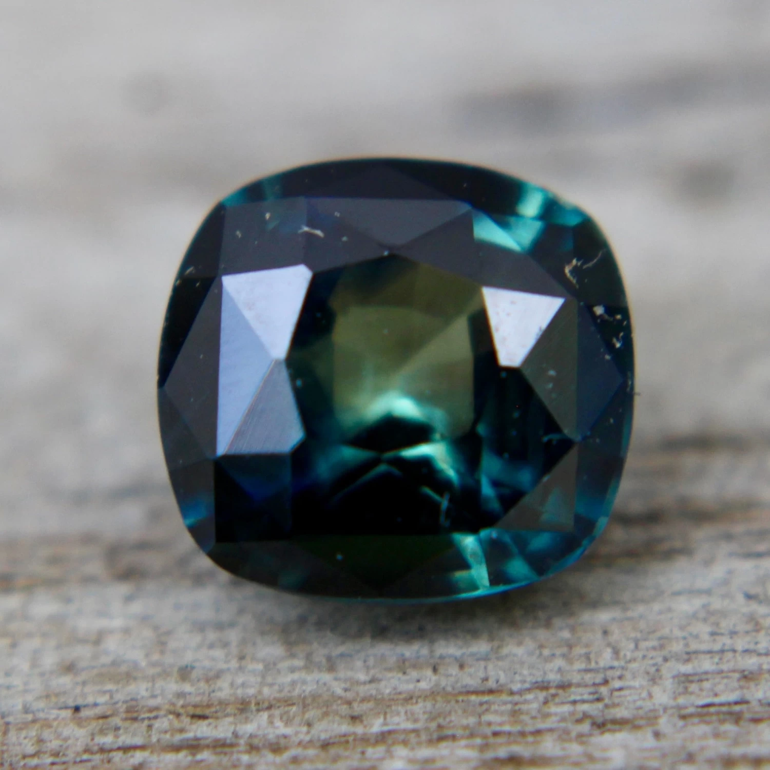 Natural Green Blue Sapphire – 1.60 Carat Cushion Cut 8 Natural Green Blue Sapphire – 1.60 Carat Cushion Cut - Image 8