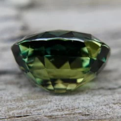 Natural Green Parti Sapphire – 5.05 Carat | Oval Cut | Eye Clean Clarity -Sapphire Pal Shop natural green parti sapphire 505 carat oval cut eye clean claritysapphirepal 555750