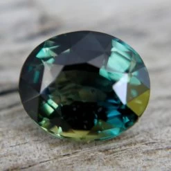 Natural Green Parti Sapphire – 5.05 Carat | Oval Cut | Eye Clean Clarity -Sapphire Pal Shop natural green parti sapphire 505 carat oval cut eye clean claritysapphirepal 963441
