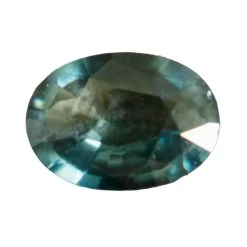 Natural Green Peacock Sapphire – 0.85 Carat Oval Cut | Unheated | Eye Clean