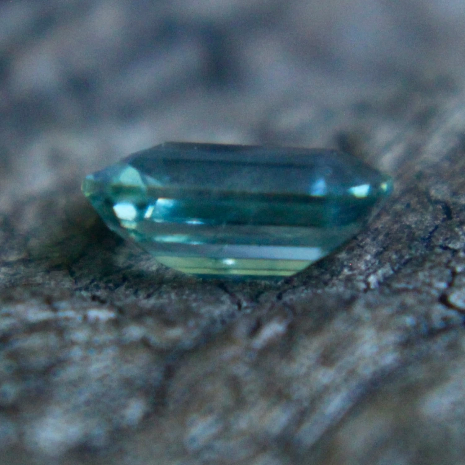 Natural Green Sapphire – 0.37 Carat | Emerald Cut | Unheated Gemstone 3 Natural Green Sapphire – 0.37 Carat | Emerald Cut | Unheated Gemstone - Image 3