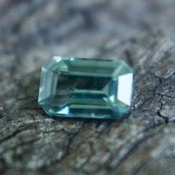 Natural Green Sapphire – 0.37 Carat | Emerald Cut | Unheated Gemstone