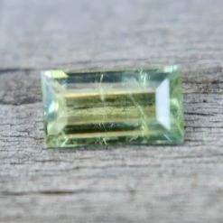 Natural Green Sapphire – 0.60 Carat Baguette Cut, Unheated -Sapphire Pal Shop natural green sapphire 060 carat baguette cut unheatedsapphirepal 879981