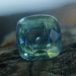 Natural Green Sapphire – 0.63 Carat Cushion Cut | Unheated | Earth Mined -Sapphire Pal Shop natural green sapphire 063 carat cushion cut unheated earth minedsapphirepal 252317