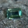 Natural Green Sapphire – 0.63 Carat Emerald Cut, Unheated
