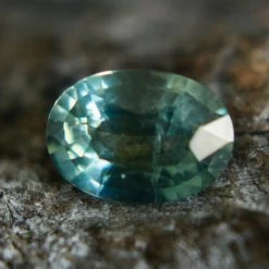 Natural Green Sapphire – 0.90 Carat Oval Cut From Madagascar
