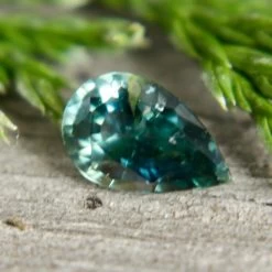 Natural Green Sapphire – 0.93 Carat Pear Cut | Unheated Australian Gemstone -Sapphire Pal Shop natural green sapphire 093 carat pear cut unheated australian gemstonesapphirepal 666617