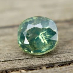 Natural Green Sapphire | 0.95 Carat Cushion Cut