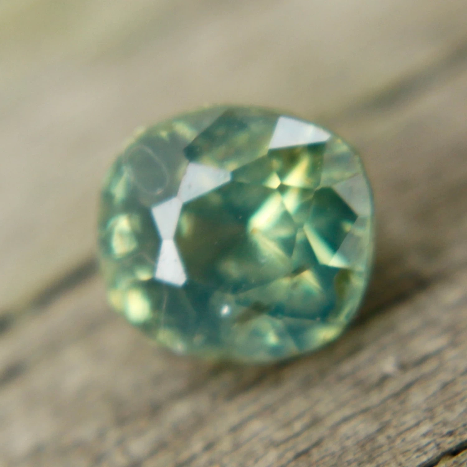 Natural Green Sapphire | 0.95 Carat Cushion Cut 7 Natural Green Sapphire | 0.95 Carat Cushion Cut - Image 7