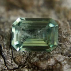 Natural Green Sapphire – 1.01 Carat Emerald Cut, Unheated