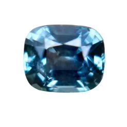 Natural Green Sapphire – 1.02 Carat Cushion Cut (Unheated)