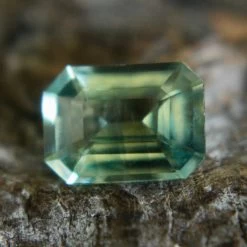 Natural Green Sapphire – 1.12 Carat Emerald Cut | Eye Clean | Unheated Gem -Sapphire Pal Shop natural green sapphire 112 carat emerald cut eye clean unheated gemsapphirepal 847571