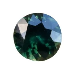 Natural Green Sapphire | 1.56 Carat | Ceylon Round Cut | Certified Loose Gemstone