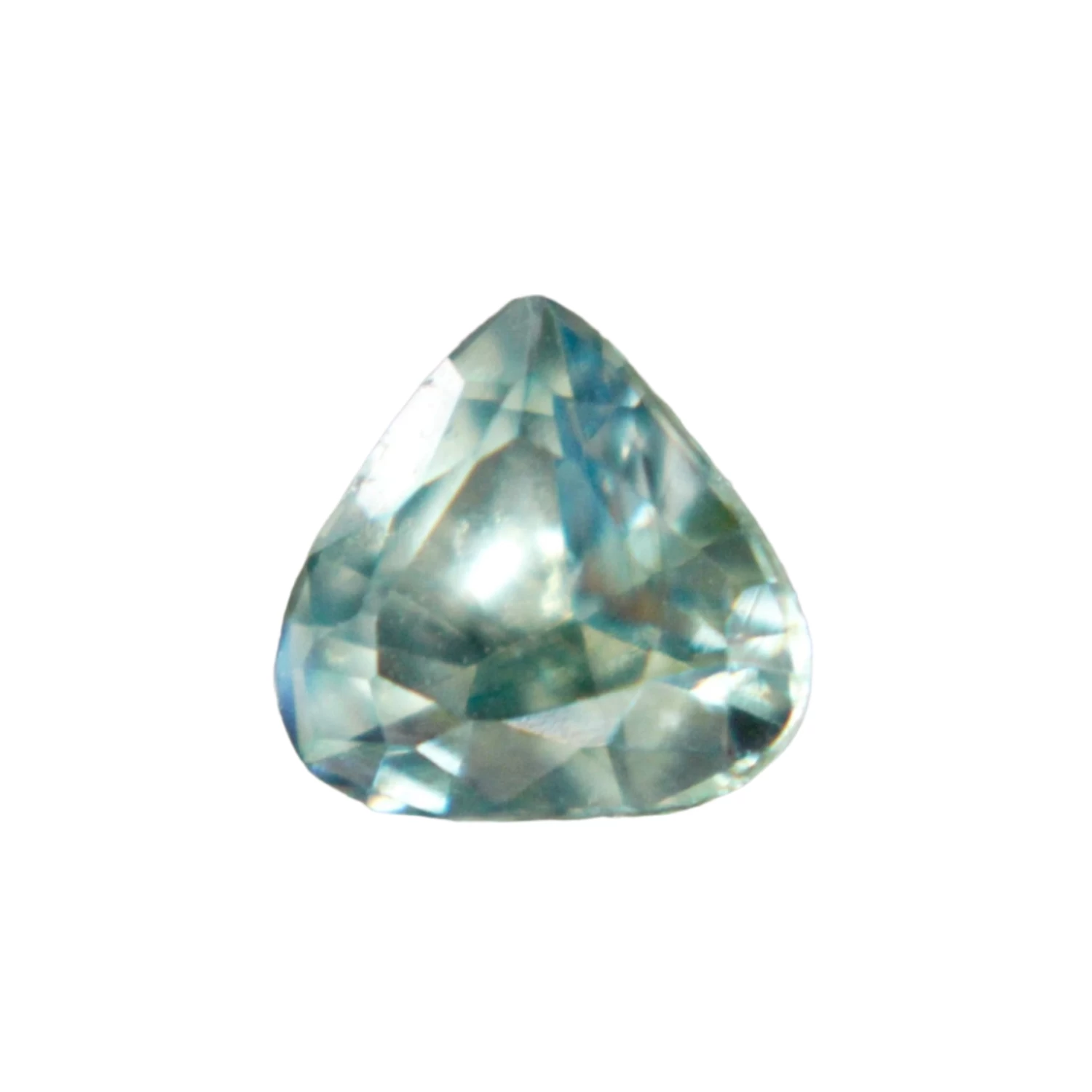 Natural Green Sapphire – 0.52 Carat Trillion Cut 1 Natural Green Sapphire – 0.52 Carat Trillion Cut