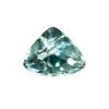 Natural Green Sapphire – 0.48 Carat Trillion Cut
