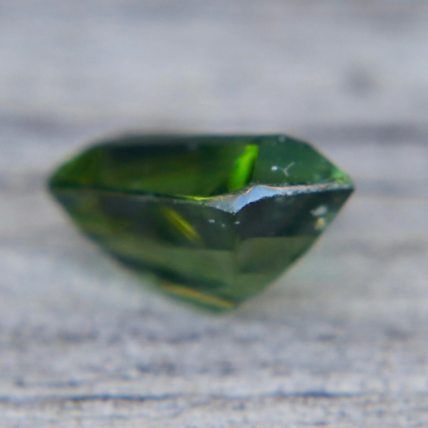 Natural Green Zircon | Freeform Cut | 2.16 Carat | 8.41x7.05 Mm | Ceylon Origin 2 Natural Green Zircon | Freeform Cut | 2.16 Carat | 8.41x7.05 Mm | Ceylon Origin - Image 2