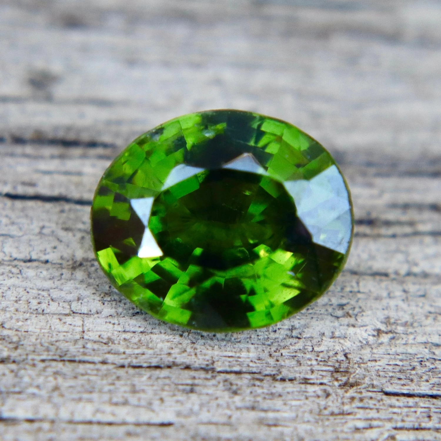 Natural Green Zircon | Oval Cut | 1.56 Carat | Untreated Loose Gemstone | Ceylon Origin 2 Natural Green Zircon | Oval Cut | 1.56 Carat | Untreated Loose Gemstone | Ceylon Origin - Image 2