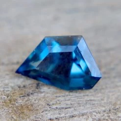 Natural Greenish Blue Sapphire – 0.48 Carat | Freeform Cut