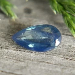 Natural Greenish Blue Sapphire – 0.77 Carat Pear Cut | Unheated Madagascar Gemstone