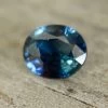 Natural Greenish Blue Sapphire – 0.99 Carat Oval Cut | Unheated Madagascar Gemstone