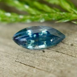 Natural Greenish Blue Sapphire – 1.02 Carat Marquise Cut | Unheated Gemstone