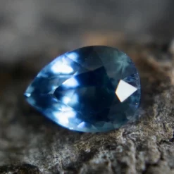 Natural Greenish Blue Sapphire – 1.23 Carat Pear Cut | Unheated | Madagascar -Sapphire Pal Shop natural greenish blue sapphire 123 carat pear cut unheated madagascarsapphirepal 756684