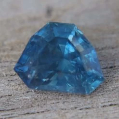 Natural Greenish Blue Sapphire – 1.51 Carat | Freeform Cut Gemstone