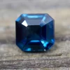 Natural Greenish Blue Sapphire – Asscher Cut