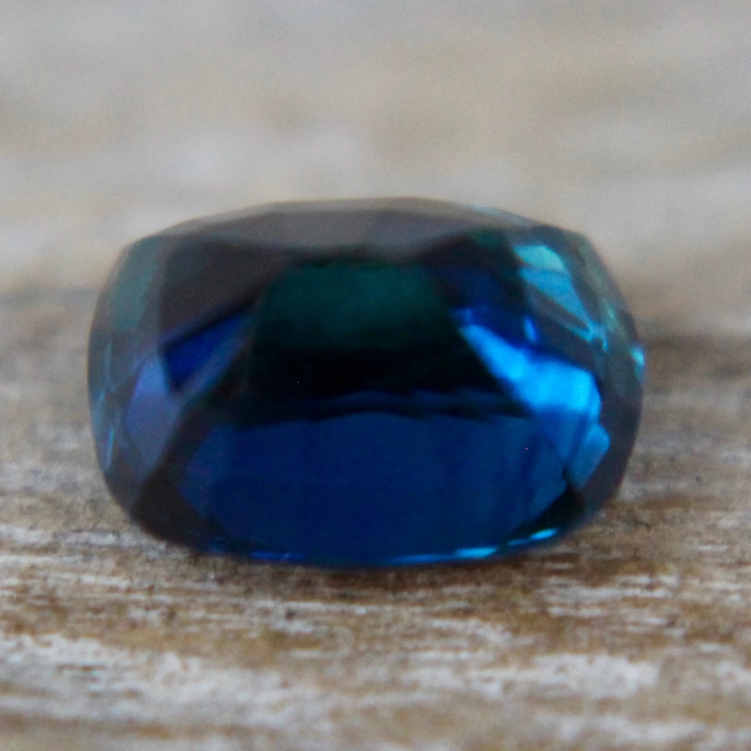Natural Greenish Blue Sapphire – 1.33 Carat Cushion Cut From Madagascar 2 Natural Greenish Blue Sapphire – 1.33 Carat Cushion Cut From Madagascar - Image 2