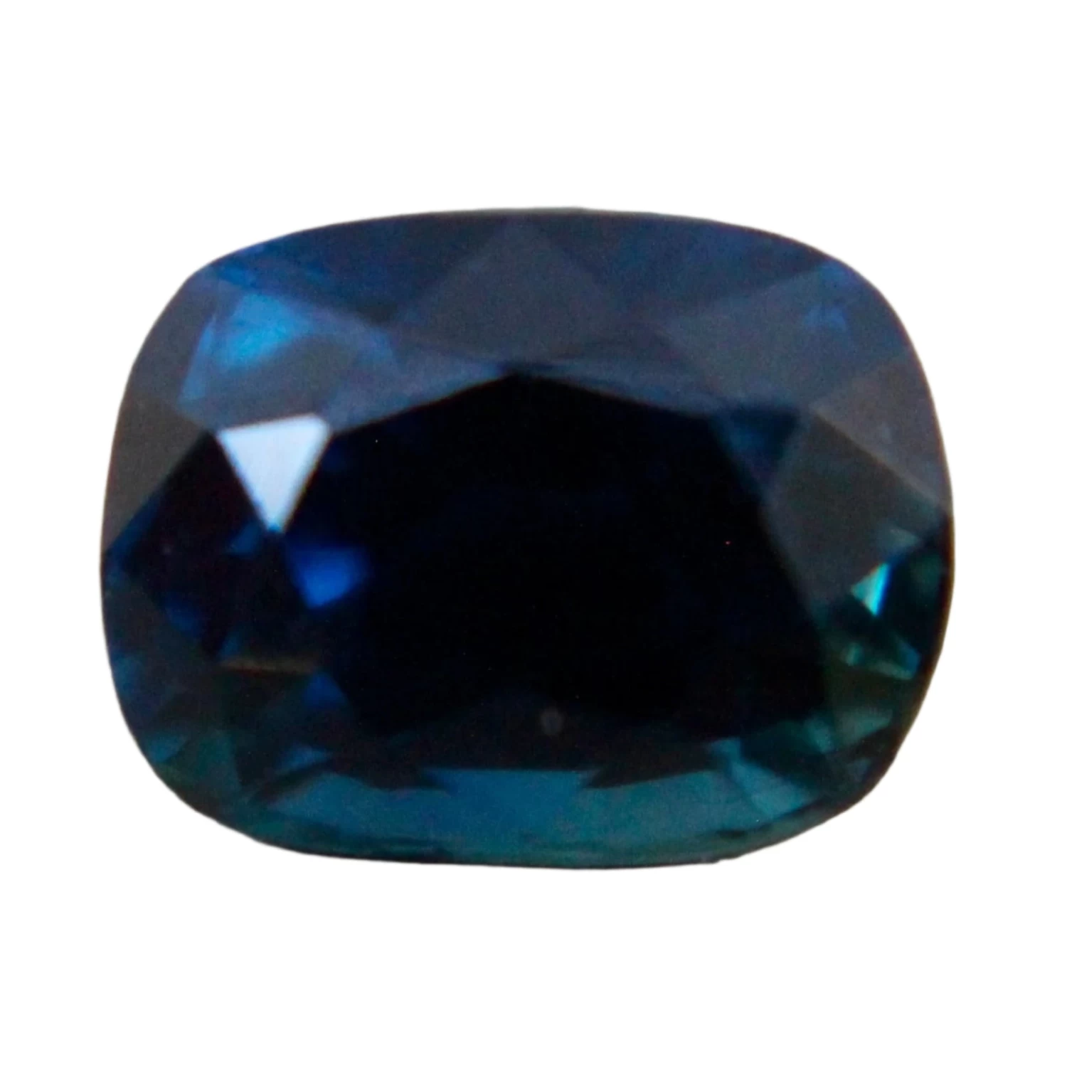 Natural Greenish Blue Sapphire – 1.33 Carat Cushion Cut From Madagascar 1 Natural Greenish Blue Sapphire – 1.33 Carat Cushion Cut From Madagascar