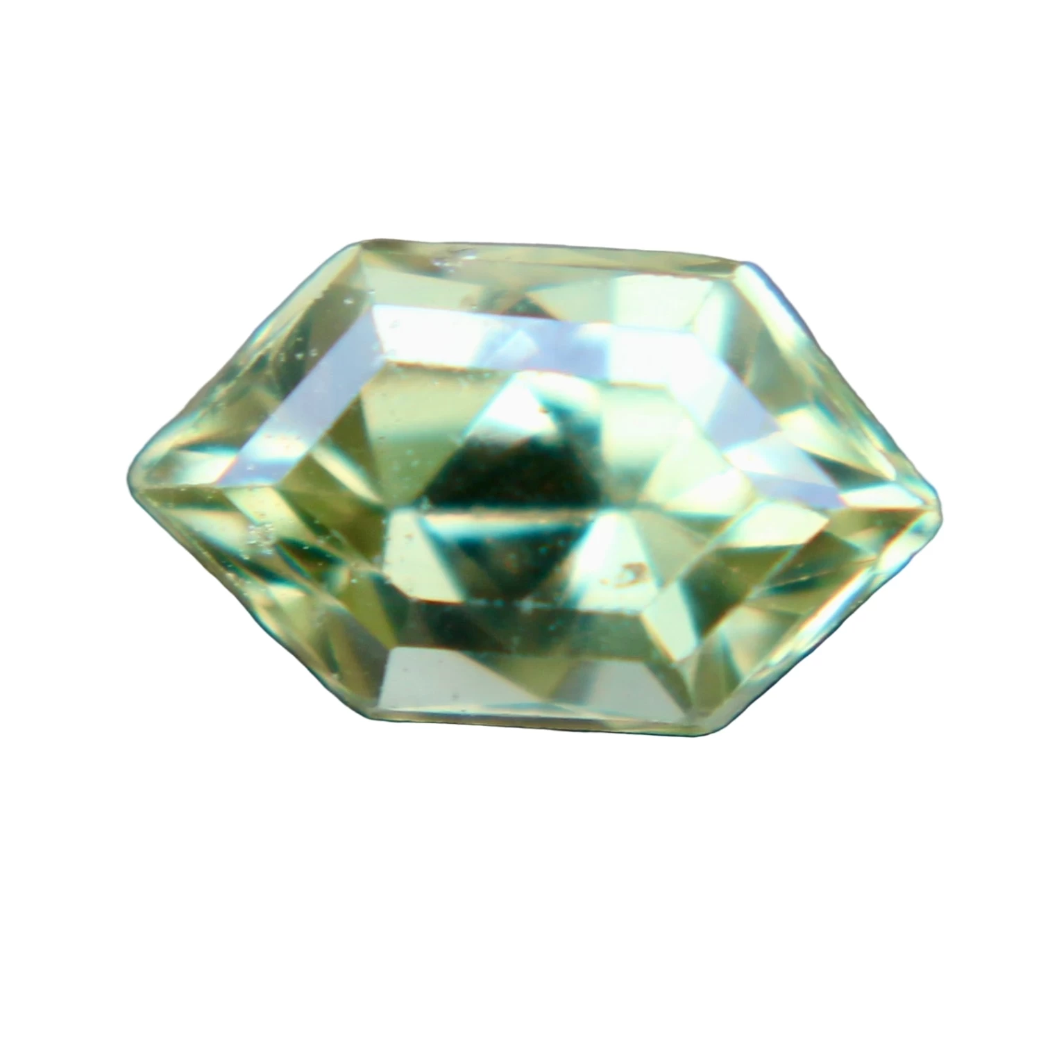 Natural Greenish Yellow Sapphire – 1.01 Carat Freeform Cut (Ceylon, Unheated) 1 Natural Greenish Yellow Sapphire – 1.01 Carat Freeform Cut (Ceylon, Unheated)