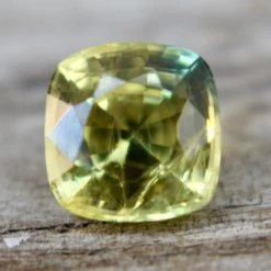 Natural Greenish Yellow Sapphire – 1.27 Carat Rectangular Shaped -Sapphire Pal Shop natural greenish yellow sapphire 127 carat rectangular shapedsapphirepal 751591