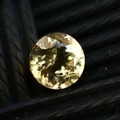Natural Greenish Yellow Zircon – 1.51 Carat Round Cut From Ceylon -Sapphire Pal Shop natural greenish yellow zircon 151 carat round cut from ceylonsapphirepal 129390