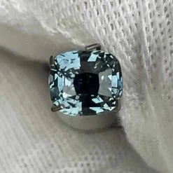 Natural Greyish Blue Sapphire – 1.04 Carat Cushion Cut (Unheated) -Sapphire Pal Shop natural greyish blue sapphire 104 carat cushion cut unheatedsapphirepal 718632