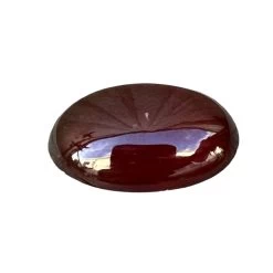 Natural Hessonite Garnet – 18.64 Carat | Oval Cabochon Cut