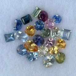 Natural Mix Coloured Sapphires Set Of Gemstones 25 Natural Mix Coloured Sapphires Set Of Gemstones -Sapphire Pal Shop natural mix coloured sapphires set of gemstonessapphirepal 749028