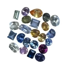 Natural Mix Coloured Sapphires Set Of Gemstones