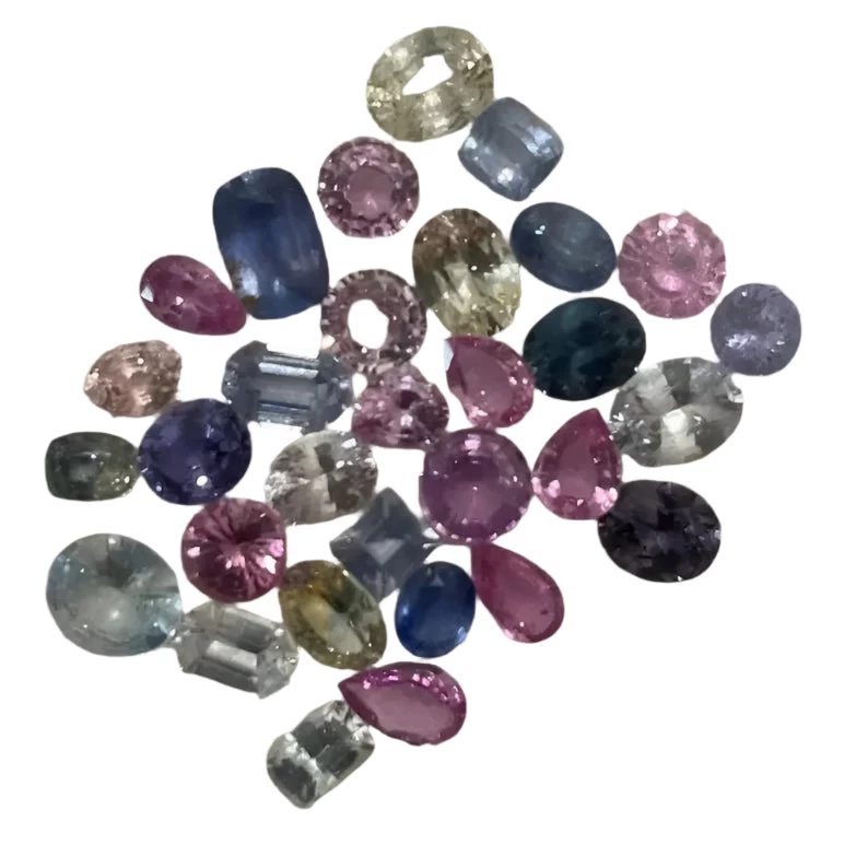 Natural Multi Coloured Sapphires Parcel 1 Natural Multi Coloured Sapphires Parcel