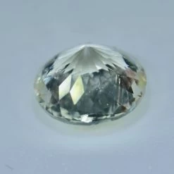 Natural Pale Champagne Sapphire – 1.19 Carat Round Cut From Ceylon (Sri Lanka) -Sapphire Pal Shop natural pale champagne sapphiresapphirepal 756809