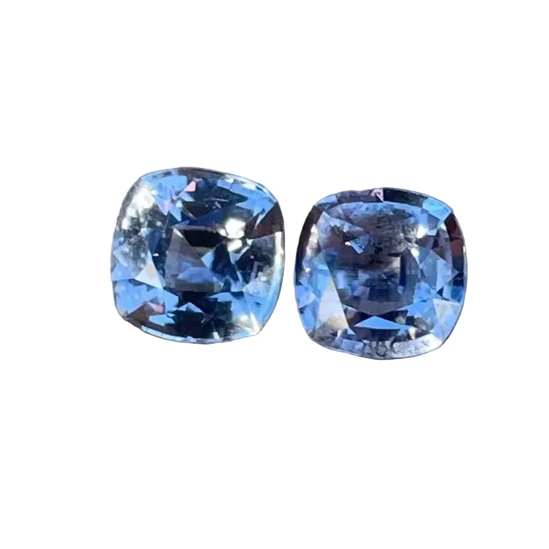 Natural Pale Purple Sapphire Pair 4 Natural Pale Purple Sapphire Pair - Image 4