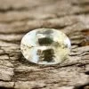 Natural Pale Yellow Sapphire – 0.67 Carat Oval Cut | Ceylon Origin