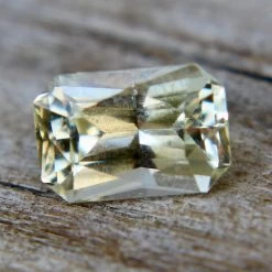 Natural Pale Yellow Sapphire – 0.72 Carat Emerald Cut | Ceylon -Sapphire Pal Shop natural pale yellow sapphire 072 carat emerald cut ceylonsapphirepal 377447