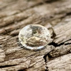 Natural Pale Yellow Sapphire – 0.77 Carat Oval Cut | Ceylon Origin