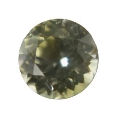 Natural Pale Yellow Sapphire – 1.22 Carat Round Cut From Ceylon (Sri Lanka)