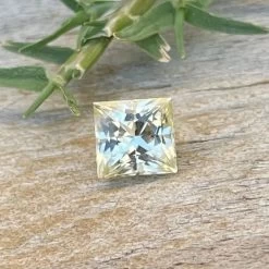 Natural Pale Yellow Sapphire | Princess Cut | 1.00 Carat | 5.20 X 5.00 Mm -Sapphire Pal Shop natural pale yellow sapphiresapphirepal 206672