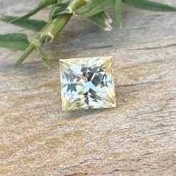 Natural Pale Yellow Sapphire | Princess Cut | 1.00 Carat | 5.20 X 5.00 Mm -Sapphire Pal Shop natural pale yellow sapphiresapphirepal 239051