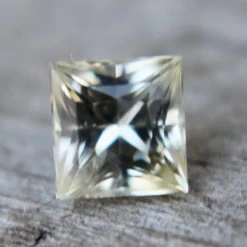 Natural Pale Yellow Sapphire | Princess Cut | 1.00 Carat | 5.20 X 5.00 Mm -Sapphire Pal Shop natural pale yellow sapphiresapphirepal 248002