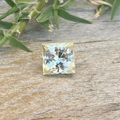 Natural Pale Yellow Sapphire | Princess Cut | 1.00 Carat | 5.20 X 5.00 Mm -Sapphire Pal Shop natural pale yellow sapphiresapphirepal 399727