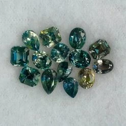 Natural Parti Green Sapphire Parcel – 5.31 Carat | Mixed Cuts | Loose Gemstone Set -Sapphire Pal Shop natural parti green sapphire parcel 531 carat mixed cuts loose gemstone setsapphirepal 184190